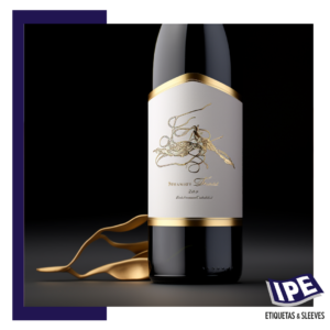 Estampillage étiquettes de vin